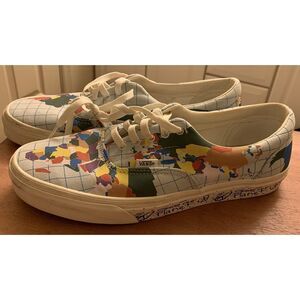 Vans Save Our Planet Sneakers Shoes Multicolor‎ Skate Canvas Men 10.5 Women's 12